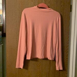 YMI collections pink long sleeve mock neck